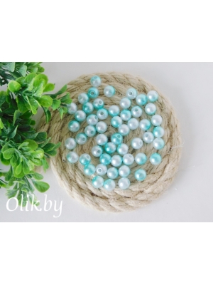 Бусинки 8 мм*10 гр градиент №5 (примерно 40шт)