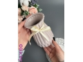 Ваза керамическая 7*15см, розовый, 1 шт