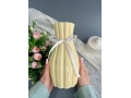 Ваза из керамики, 22*8см, кремовый, 1шт