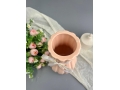 Ваза из керамики, 22*8см, розовый, 1шт