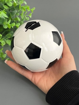 Копилка из керамики - футбольный мяч 8,5*8,5см