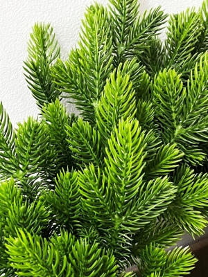 Новогодний венок 43 см, зеленый