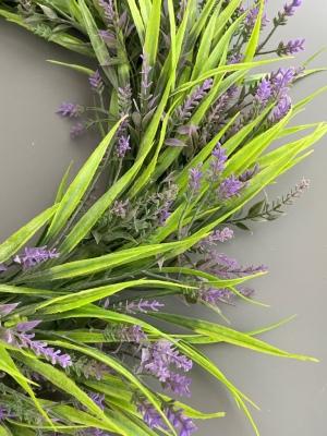 Венок лаванда (45 см) фиолетовый