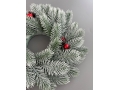 Новогодний венок малый с ягодой (29 см) патина