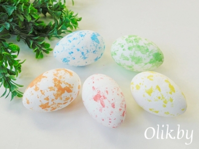 Пасхальный декор "Яйца" 4*6 см (5 шт), разноцветный