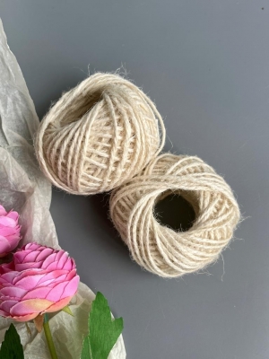 Шпагат джутовый 2мм, 30 м, 1 шт