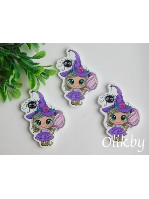 Кабошон-вырубка "Девочка №8" 2,9*4,2 см