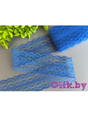 Кружево, 4.5см (3269), синий, 1м