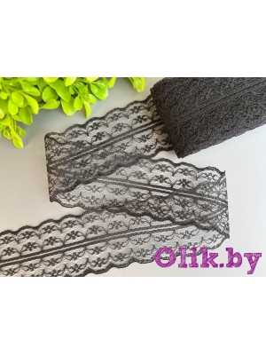 Кружево, 4.5см (3269), черный, 1м