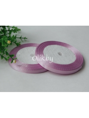 Лента атласная 0.6см, бобина 23 м, сиреневый №69