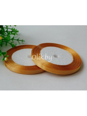 Лента атласная 0.6см, бобина 23 м, светло-коричневый №157