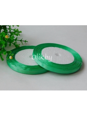 Лента атласная 0.6см, бобина 23 м, светло-зеленый
