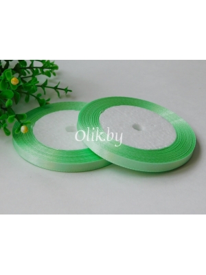 Лента атласная 0.6см, бобина 23 м, мятный