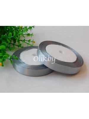 Лента атласная 1.2 см, серый №59