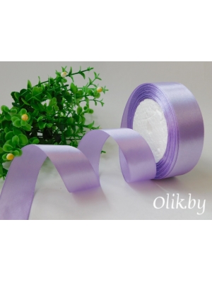 Лента атласная 2,5 см, фиолетовый №21, 23 м