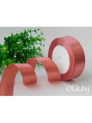 Лента атласная 2,5 см, пенка, 23 м
