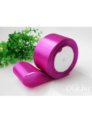 Лента атласная 5 см, темно-сиреневый, 23 м