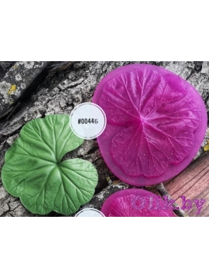 Молд #0044Б Пеларгония Лист большой (9*8см)