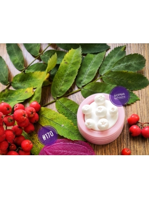 Силиконовая форма "Ягоды рябины 6в1" (от 1см до 0,7 см диаметр ягод)