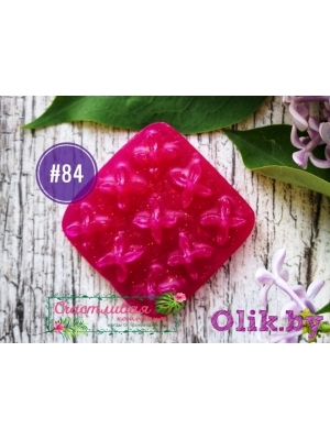 Молд лепестки сирени реалистичные (1,5см готовый цветочек), арт. 84