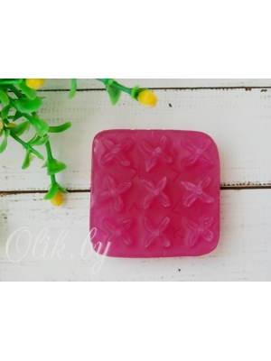 Молд лепестки сирени реалистичные (1,5см готовый цветочек), арт. 84