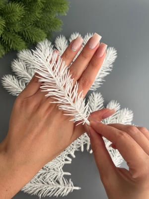 Насадка для веток елки малая 11,5 см (белый)