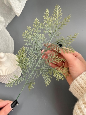 Ветка туи (зеленый) 28 см, 10 шт