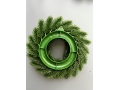 Новогодний венок малый 29 см, зеленый