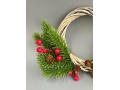 Новогодний венок малый из лозы, 15 см
