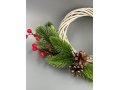 Новогодний венок средний (д-15 см)
