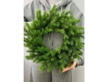Новогодний венок, 48 см, зеленый комбинированный
