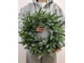 Новогодний венок, 48 см, голубая ель
