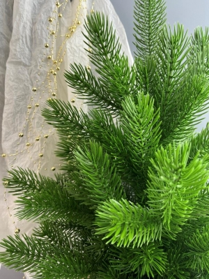 Елка-сосна новогодняя литая (h-55cm) зеленый, 1 шт