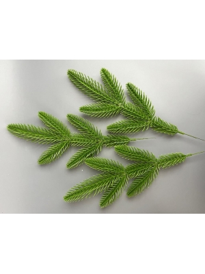 Ветка ёлки 5-я (зеленый) 30 см, 5 шт