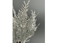Ветка в букете водоросль мерцающая 5 веток, 37 см, серебро