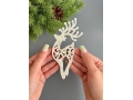 Новогоднее украшение "Олень" 5*14 см, 3 шт