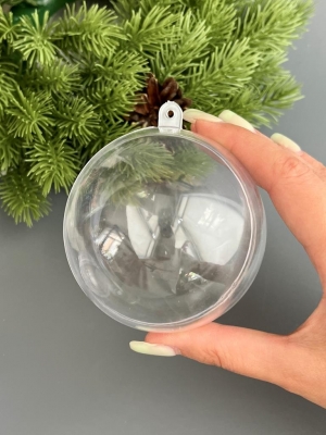 Пластиковая основа для декора 8 см "Шар", 1 шт