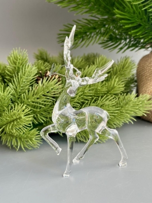 Елочное украшение Олень 13 см, 1 шт