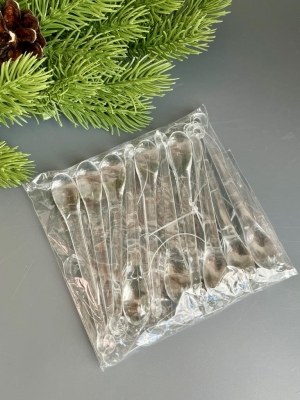 Елочное украшение Капля 10 см (уп.10 шт)