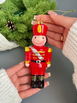 Елочное украшение Щелкунчик 12,5 см, 1 шт