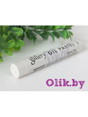 Пастель масляная мягкая профессиональная, цвет №327 Белый Металлик