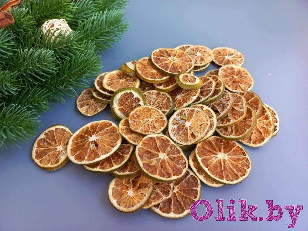 Дольки апельсина зеленого, 3-5 см, 13-15г (10 шт)