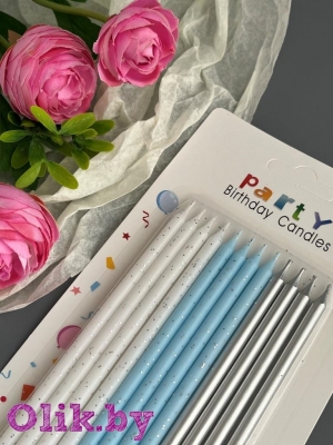 Свечи для торта праздничные (12 шт) №19