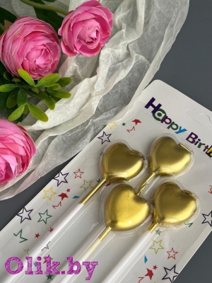 Свечи для торта праздничные (4 шт) №5