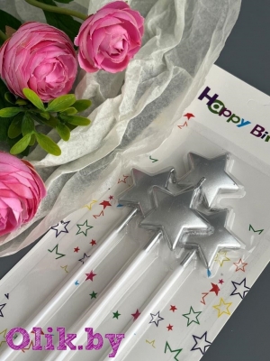Свечи для торта праздничные (4 шт) №8