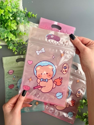 Пакет с ZIP замком 15,5*22,5*3,5 см (20 шт), микс №4