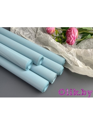 Пленка матовая тонированная 40 мкм, ширина 60 см, голубой, 10м