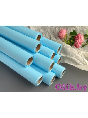 Пленка матовая тонированная 40 мкм, ширина 60 см, голубой, 10м