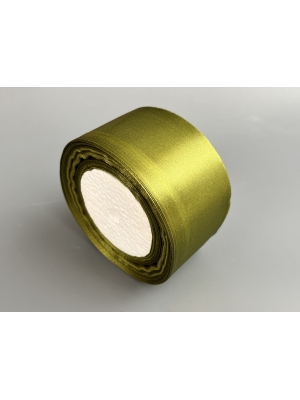 УЦЕНКА_Лента атласная 5 см, фисташковый №098, 23 м