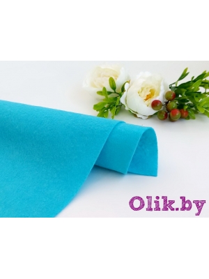 Фетр мягкий 1 мм 20х30см, светло-голубой